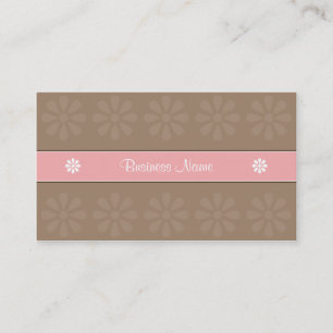 CRE8TIVE DESIGN 04 PINK MOCHA BUSINESS CARD