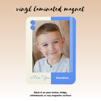 Cream and blue miss you grandma photo