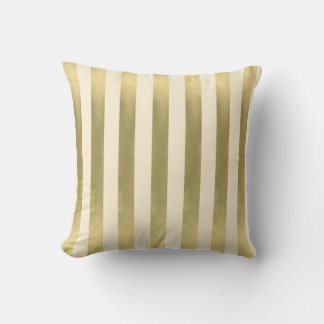 Cream and FAUX gold glittters Christmas  Cushion