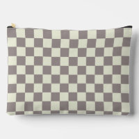 Cream and Grey Check