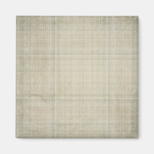 cream and grey plaid magnet