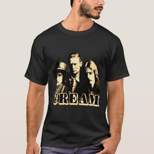 Cream Band T-Shirt (Front)