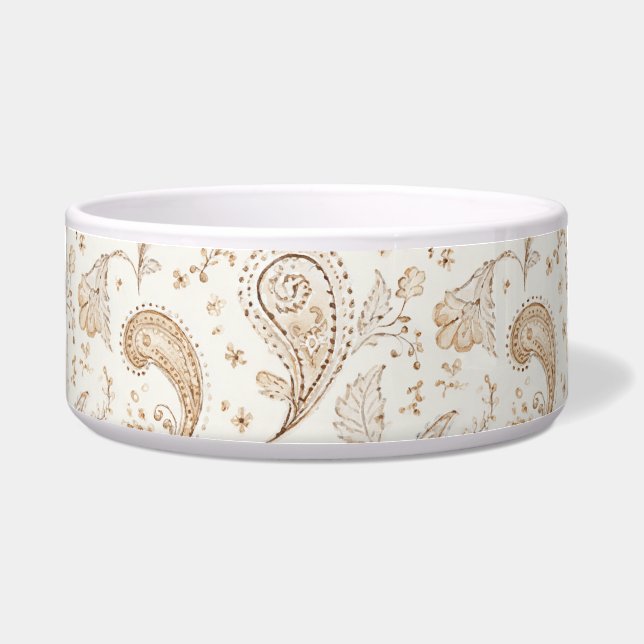 Cream Brown Boho Bohemian (Front)