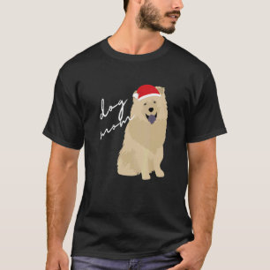 Cream Chow Chow Dog Mum Christmas T-Shirt