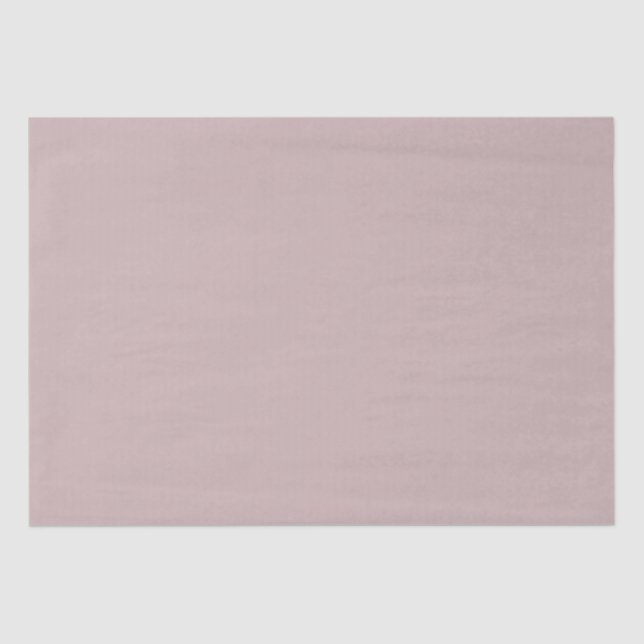 Cream Clay Mauve Wedding Tissue Paper (Front)