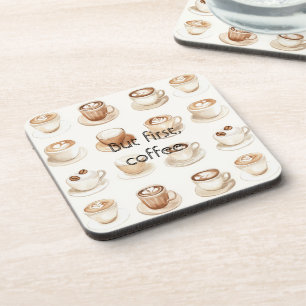 Cream Coffee Cups Coaster