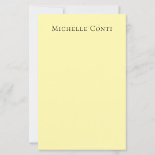 Cream Colour Minimalist Plain Elegant Paper Sheet