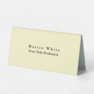 Cream Colour Plain Elegant Professional Modern