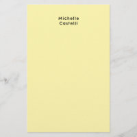 Cream Colour Professional Unique Classic Your Name
