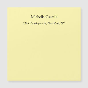 Cream Colour Professional Unique Classical Card