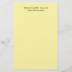 Cream Colour Unique Original Classical Professiona Stationery