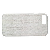 cream coloured cable knit pattern Case-Mate iPhone case (Back (Horizontal))