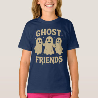 Cream Coloured Ghost Friends T-Shirt