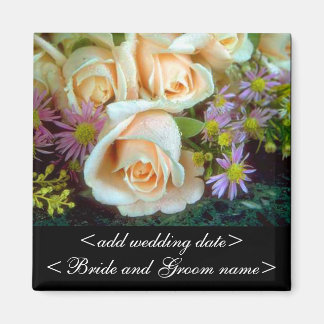 Cream Coloured Roses Magnet