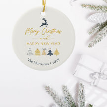 Cream Doodle Christmas Trees, Reindeer, Stars,