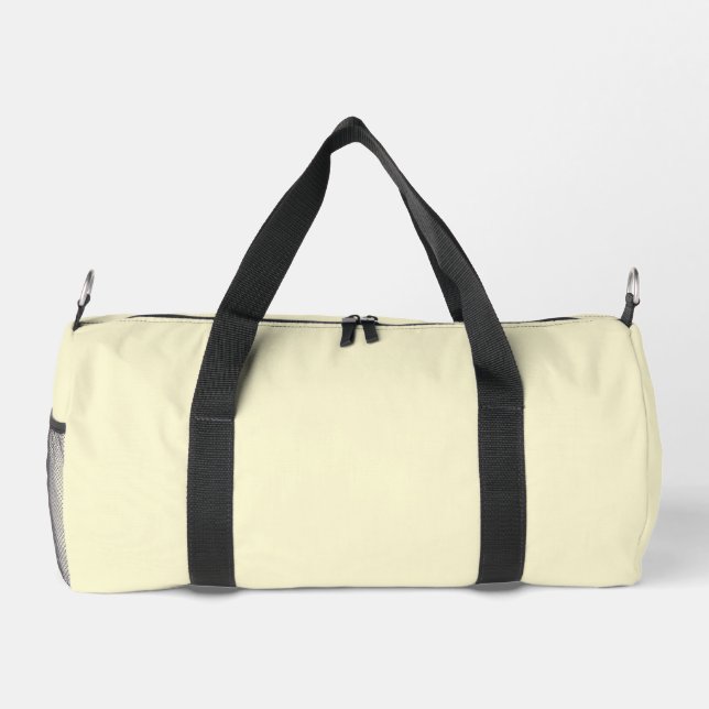 Cream Duffle Bag (Back)