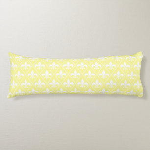 Cream Fleur de Lys Body Cushion