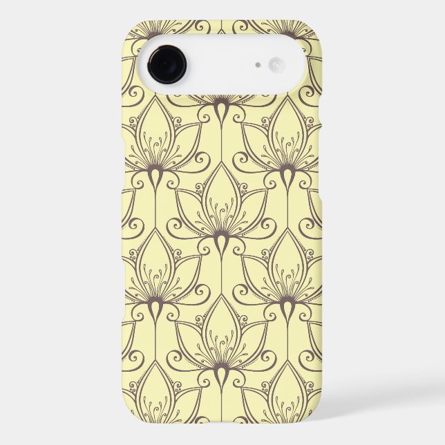 Cream Floral Pattern Case-Mate Samsung Galaxy Case (Back)