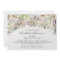 Cream flower bridal shower invitation