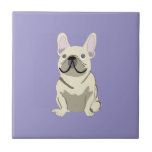 Cream French Bulldog,  Ceramic Tile<br><div class="desc">Cream French Bulldog, </div>