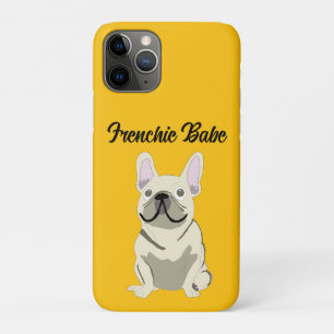 Cream French Bulldog, Frenchie Babe iPhone 11 Pro Case