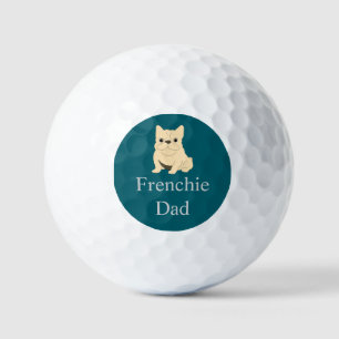 Cream French Bulldog, Frenchie Dad Golf Balls