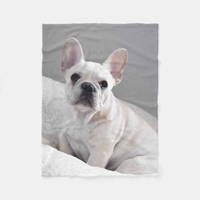 Cream Frenchie Blanket (Front)