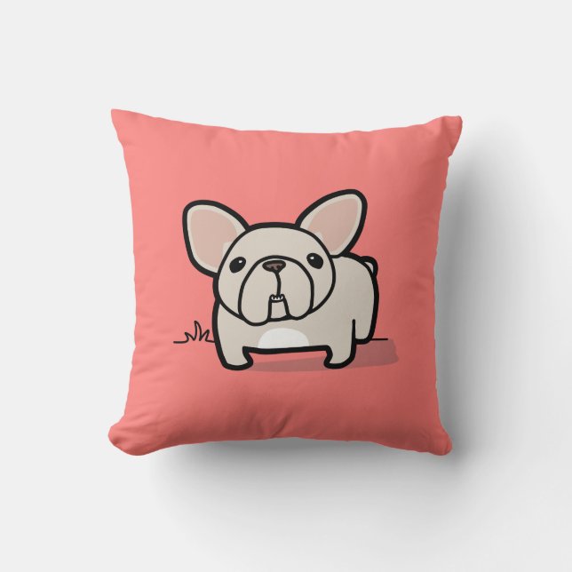 Cream Frenchie Pillows (Front)