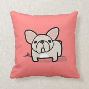 Cream Frenchie Pillows