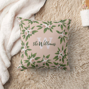 Cream Garden Harmony Cushion