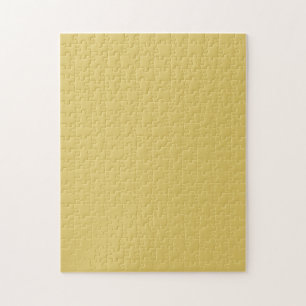 Cream Gold Solid Colour Jigsaw Puzzle
