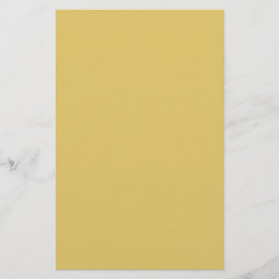 Cream Gold Solid Colour Stationery