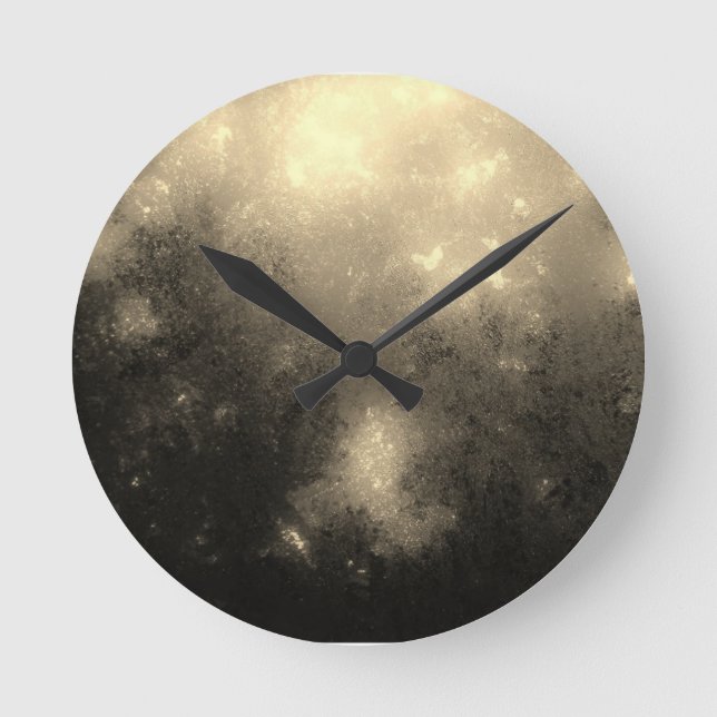 Cream Marble Round Clock (Front)