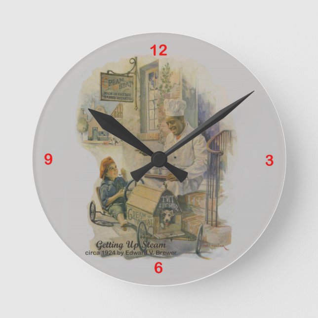 Cream of Wheat Advertising Art Clock #24 (Front)