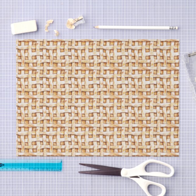 Cream Pie Crust Birthday Tissue Paper (Craft)