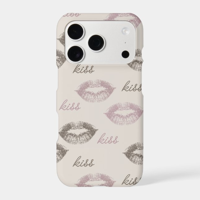 Cream Pink Kiss Lips (Back)