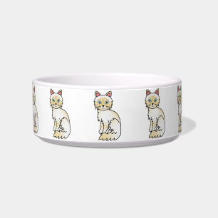 Cream Point Tabby Birman / Ragdoll Cat Bowl