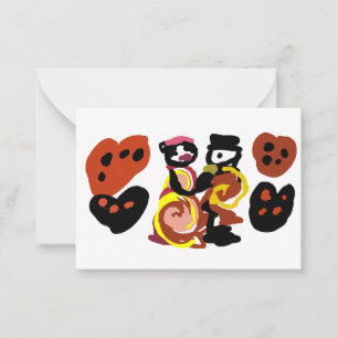 Cream puff valentine's day dance card