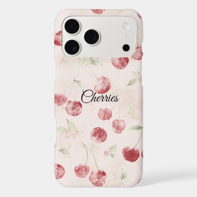 Cream Red Cherries  (Back)