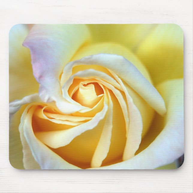 Cream Rose 1 Mousepad (Front)
