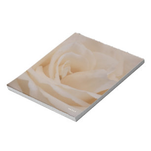 Cream Rose Note Pad