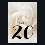 Cream Rose Wedding Table Number Cards<br><div class="desc">Brides will love this beautiful antique cream rose wedding table number cards. A versatile template to create your own wedding items and keepsakes. Photography by Elke Clarke Images ©</div>