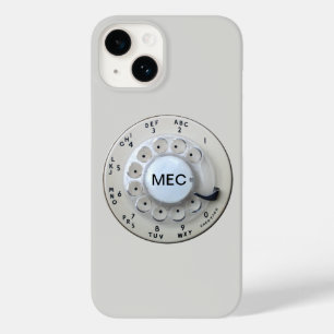 Cream Rotary Telephone Dial Case-Mate iPhone 14 Case