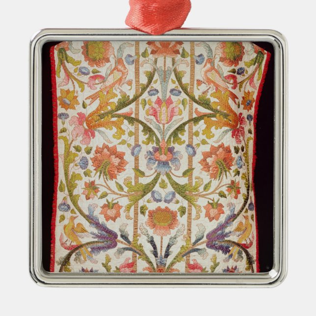 Cream satin chasuble, Naples, late 17th century Metal Ornament (Front)