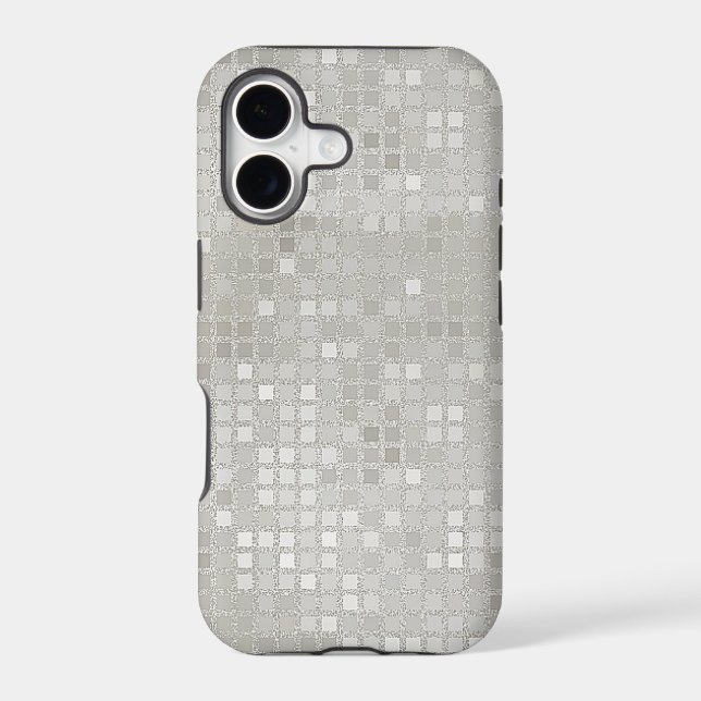 Cream Sequin Effect Phone Cases (Back)