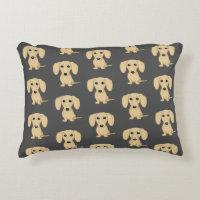 Cream Short Haired Dachshund Pattern
