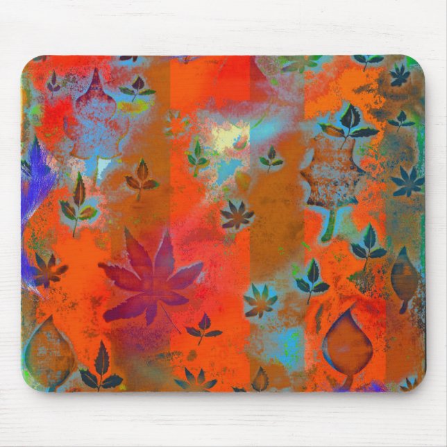 "Cream Soda Autumn"  (Red) Mouse Pad (Front)