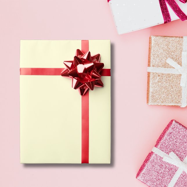 Cream Solid Colour | Classic | Elegant Wrapping Paper (Creator Uploaded)