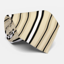 Cream Tan Taupe Beige Black Stripe Pattern