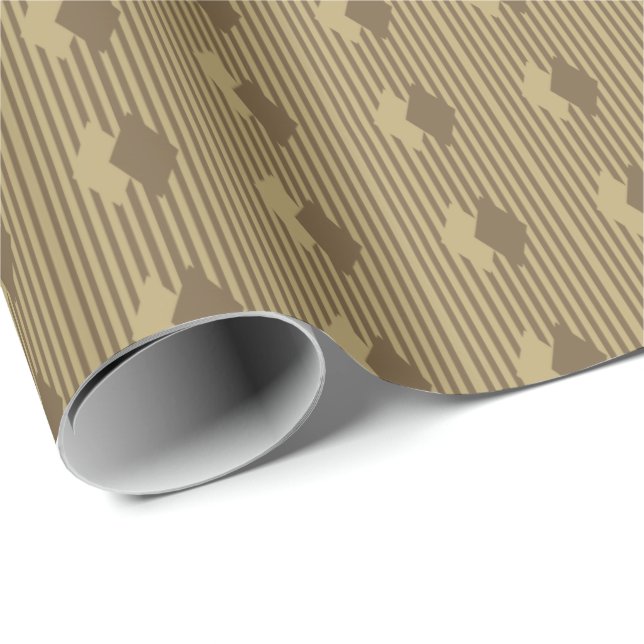 Cream Tea Diamonds Wrapping Paper (Roll Corner)